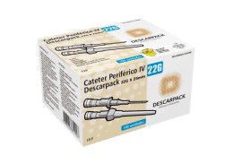 Cateter Periférico Intravenoso 22G - 100 Unid - Descarpack